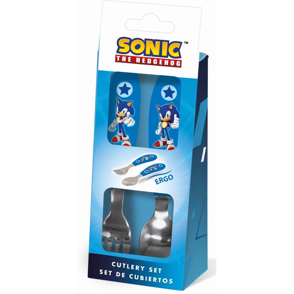 Produktbild: Sonic Speed Besteckset Metall 2-teilig