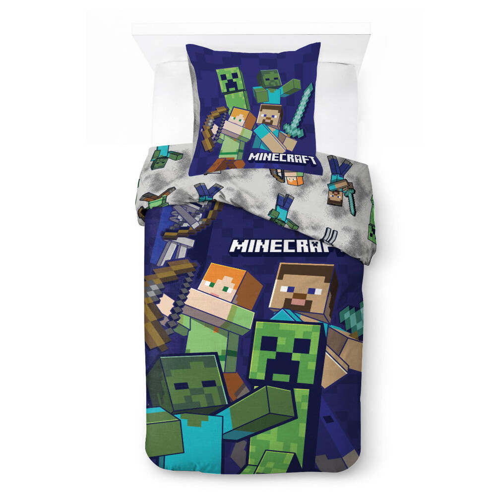 Produktbild: Minecraft Realms Bettwäsche 140x200 / 70x90 cm