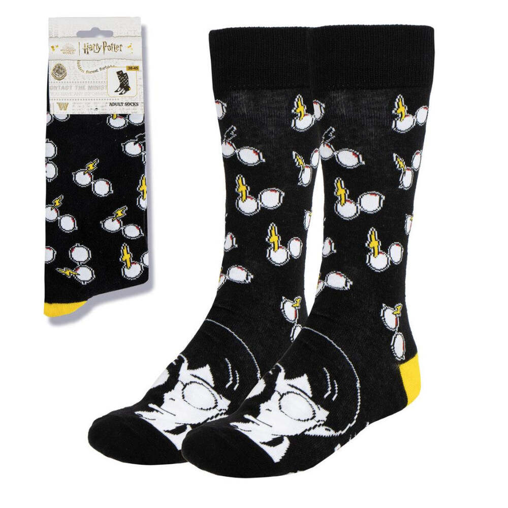 Produktbild: Harry Potter Erwachsene lange Socken 1 Paar Gr. 38/45