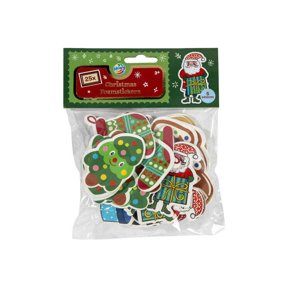 Produktbild: Weihnachten Fun Schaumstoff Aufkleber 25 Stück