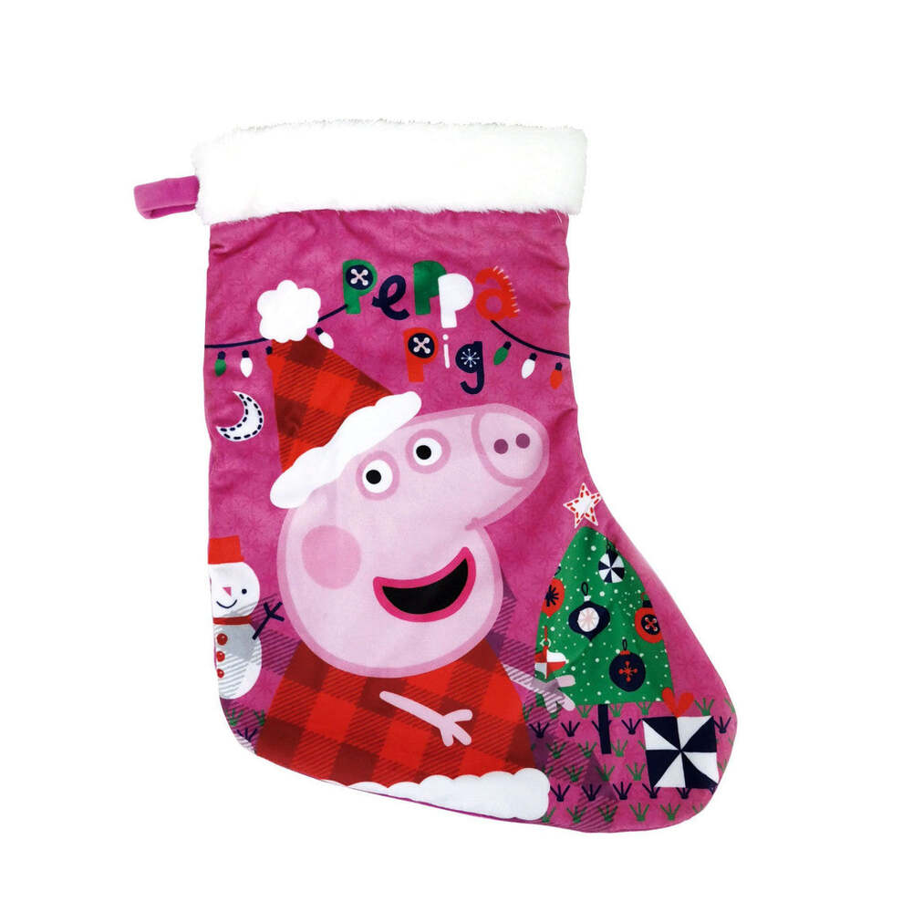 Produktbild: Peppa Wutz Weihnachtskaminstrumpf 42 cm