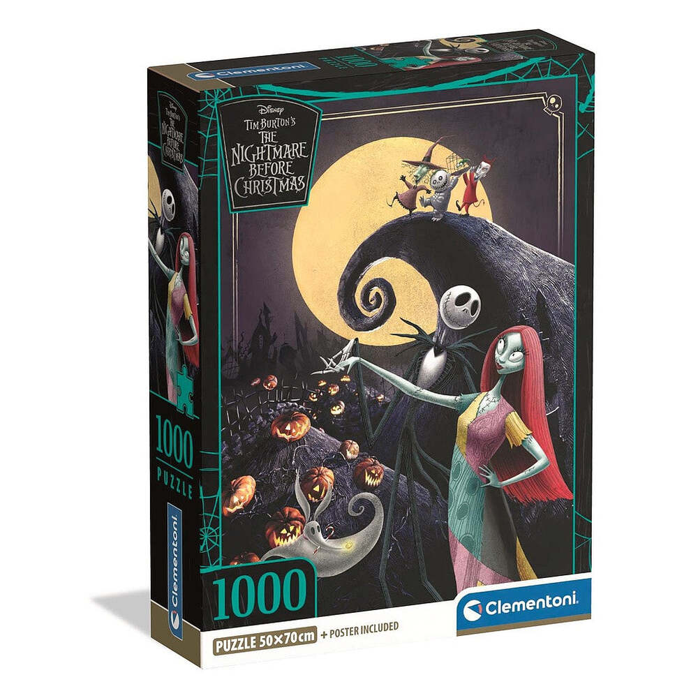 Produktbild: Nightmare Before Christmas Clementoni Puzzle 1000 Teile