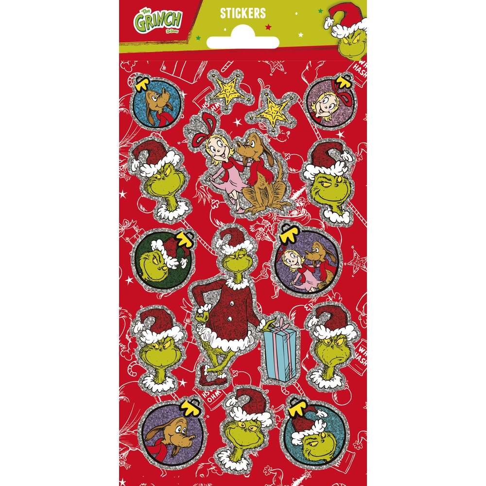 Produktbild: Der Grinch Gift Folie Aufkleber
