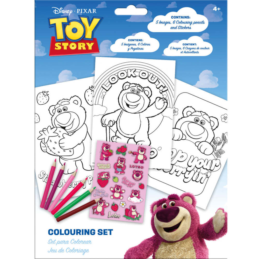 Produktbild: Disney Toy Story Lotso Strawberry Malset mit Aufklebern