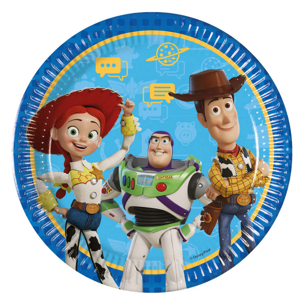 Produktbild: Disney Toy Story On a Mission Pappteller 8 Stk 23 cm FSC