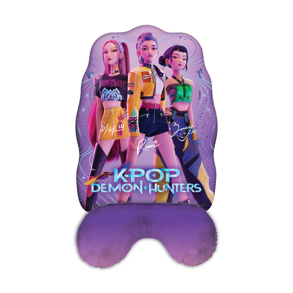 Produktbild: K-pop Demon Hunters Stars Folienballon 52 x 82 cm