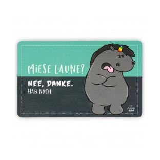 Frühstücksbrettchen Pummel & Friends " Miese Laune "