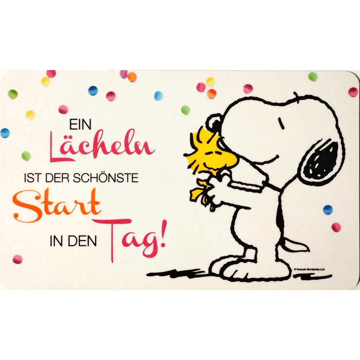 Frühstücksbrettchen " Ein Lächeln "
