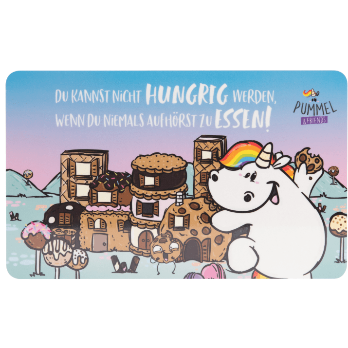 Frühstücksbrettchen Pummel & Friends " Hungrig "