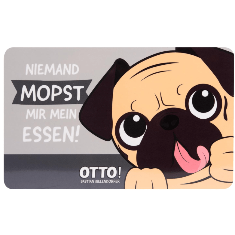 Frühstücksbrettchen " Mops "