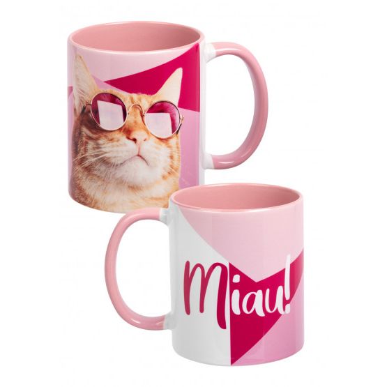 Cat "Meow" Mug