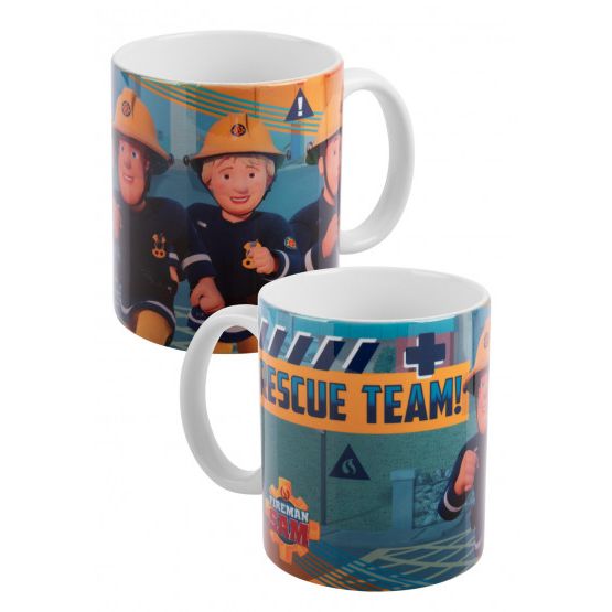 Feuerwehrman Sam II Kinder Tasse – Keramik (320 ml)