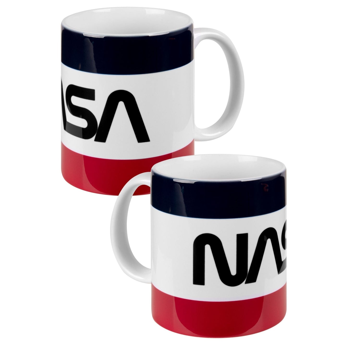NASA Flag Tasse – Keramik (320 ml) für Weltraum-Fans