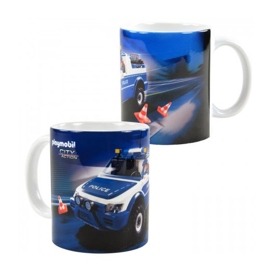 Playmobil Tasse „Police“ – Kinder Tasse aus Keramik (320 ml)