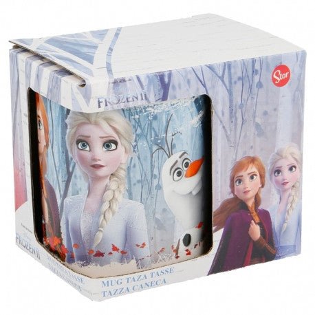 Disney Frozen II Kinder Tasse – Elsa & Anna Keramikbecher – 320ml Spülmaschinenfest