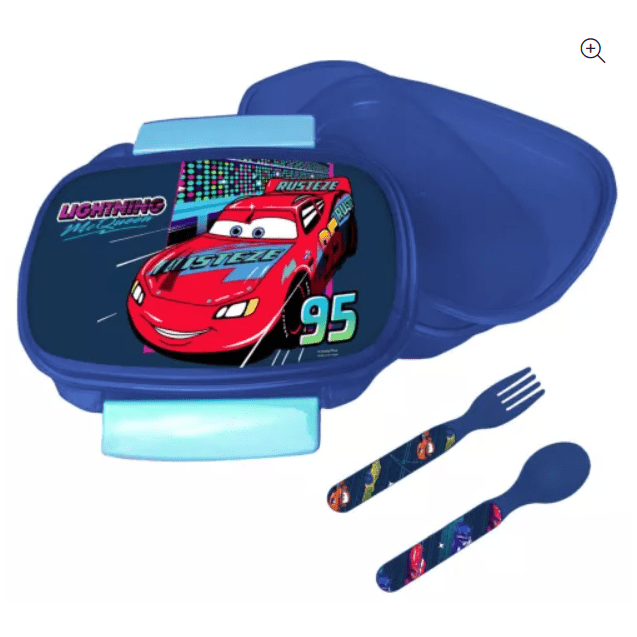 Disney Cars RPM Brotdose + Besteckset