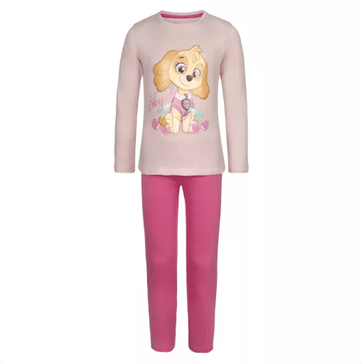 Paw Patrol „Skye“ Kinderpyjama – Langer Schlafanzug aus Baumwolle (110–116)