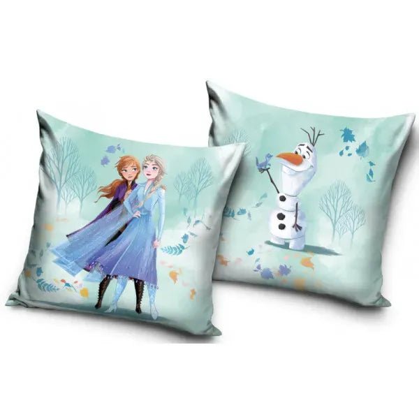 Disney Frozen Kissenbezug 40×40 cm – Kinder Kissenhülle Elsa & Anna