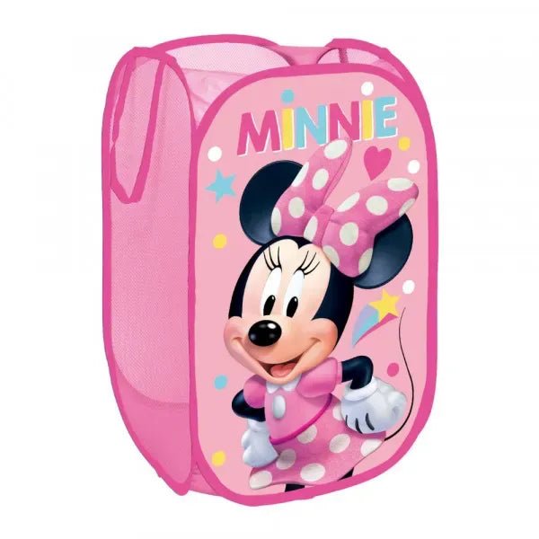 Disney Minni Mouse Aufbewahrungsnetz faltbar 36×36×58 cm – Kinderzimmer Organizer
