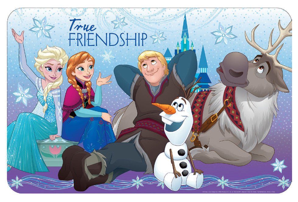 Disney Eiskönigin Friendship Tischunterlage für Kinder – 43 × 28 cm, Kunststoff