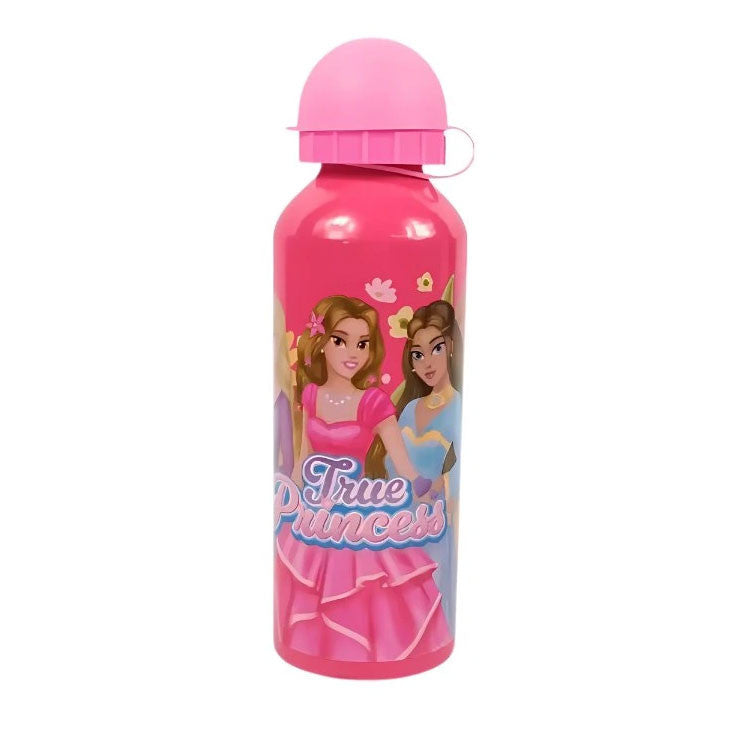 Princess True Aluminum Drinking Bottle with Drinking Cap for Children – 500 ml