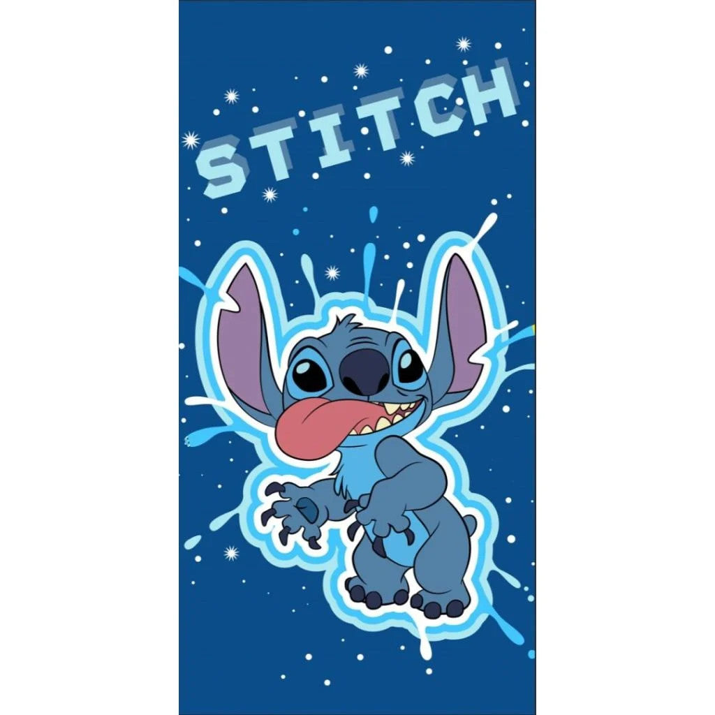 Disney Lilo and Stitch, (Quick-Drying) Polyester Kids' Beach Towel – 70 × 140 cm