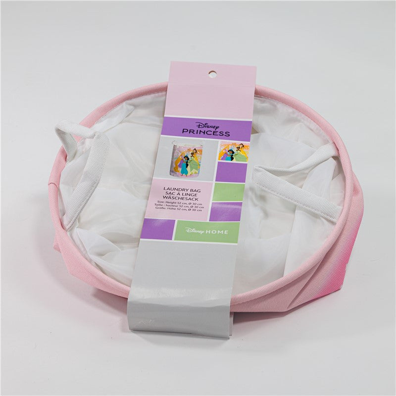 Corbeille à linge et boîte de rangement Disney Princess Stars pour enfants – 52 × 30 cm