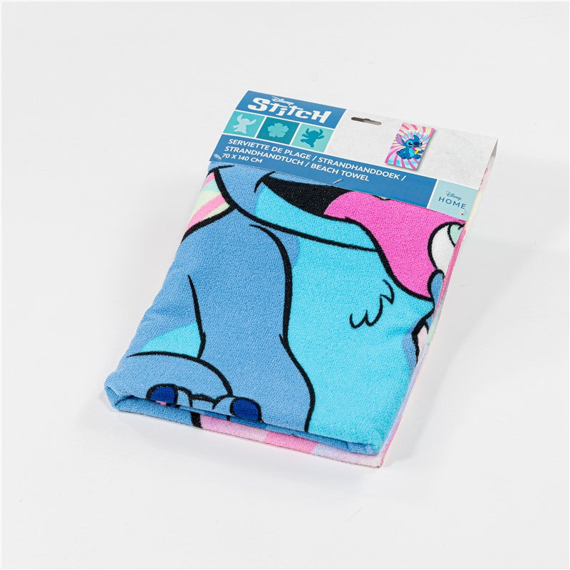 Disney Lilo und Stitch Tasty Day Out , ( ) Badetuch für Kinder aus Polyester – 70 × 140 cm