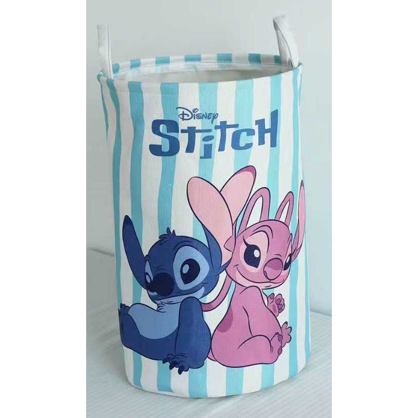 Disney Lilo und Stitch Cute Couple Wäschekorb Aufbewahrungsbox für Kinder – 52 × 30 cm