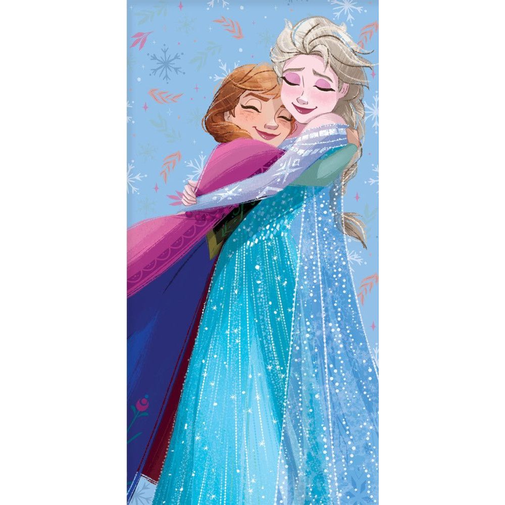 Disney Eiskönigin Bond Badetuch für Kinder aus Baumwolle – 70 × 140 cm