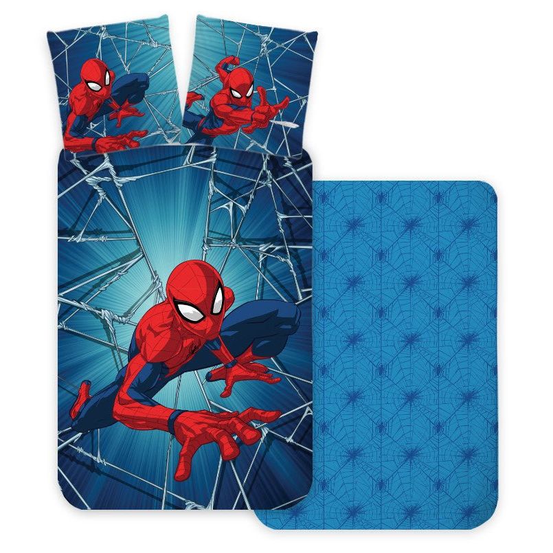 Spiderman Dynamic Babybettwäsche-Set – 100 × 135 cm + 40 × 60 cm, Baumwolle