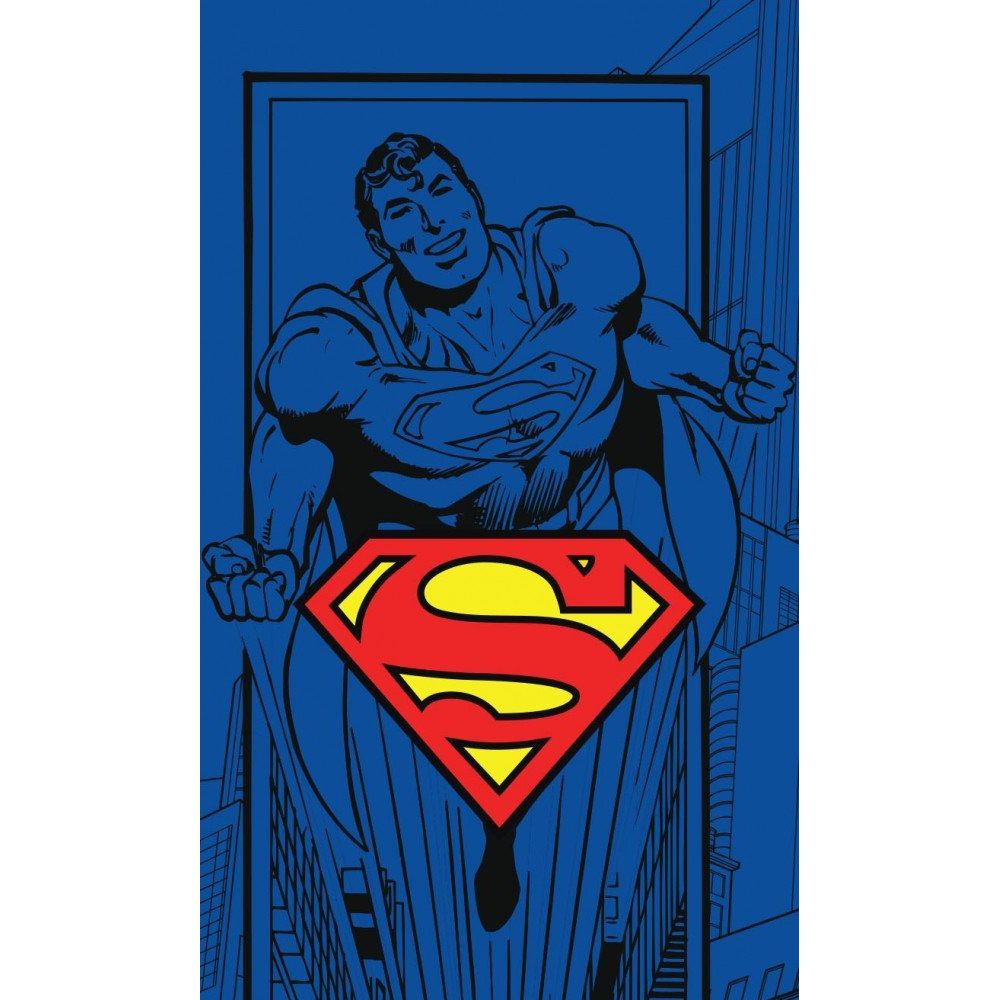 Superman Gesichtstuch für Kinder aus Baumwolle – 30 × 50 cm