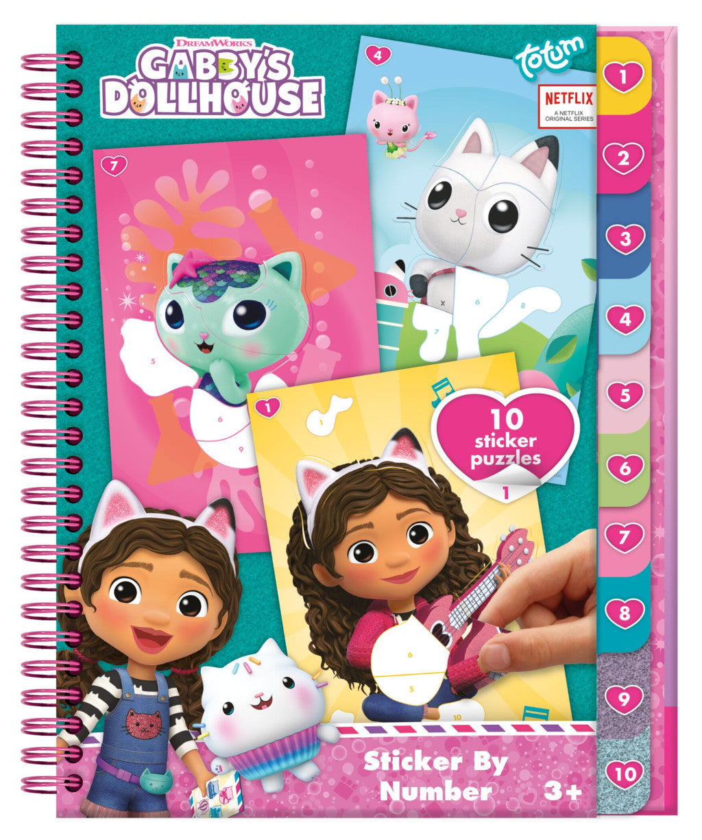 Gabby's Dollhouse Sprinkle Party Puzzle-Sticker- & Malset