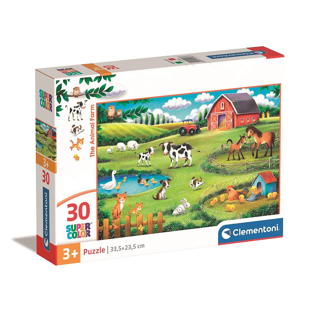 Bauernhof Farm Tiere 30 Teile Puzzle Clementoni