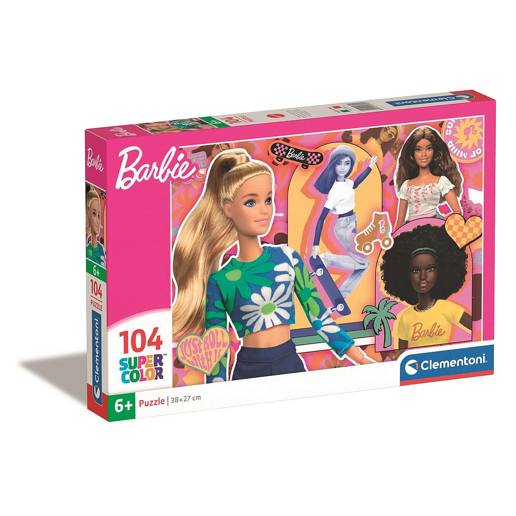 Barbie Skateboard Puzzle – 104 Teile Clementoni