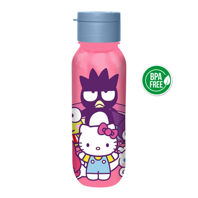 Hello Kitty and Friends Antibacterial Plastic Drinking Bottle with Spout for Kids – 500 ml