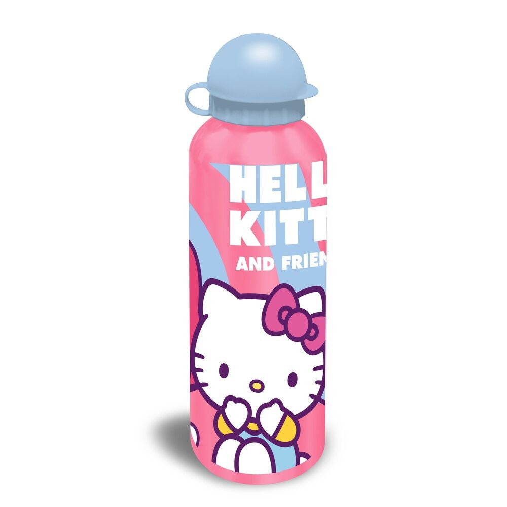 Hello Kitty Friends Aluminium Drinking Bottle with Drinking Cap for Children – 500 ml