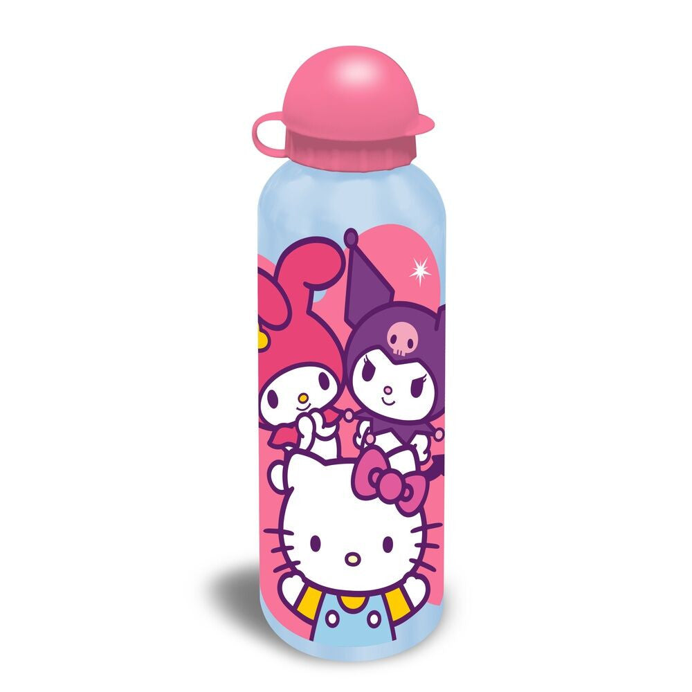 Hello Kitty Friends Aluminum Drinking Bottle with Drinking Spout for Kids – 500 ml
