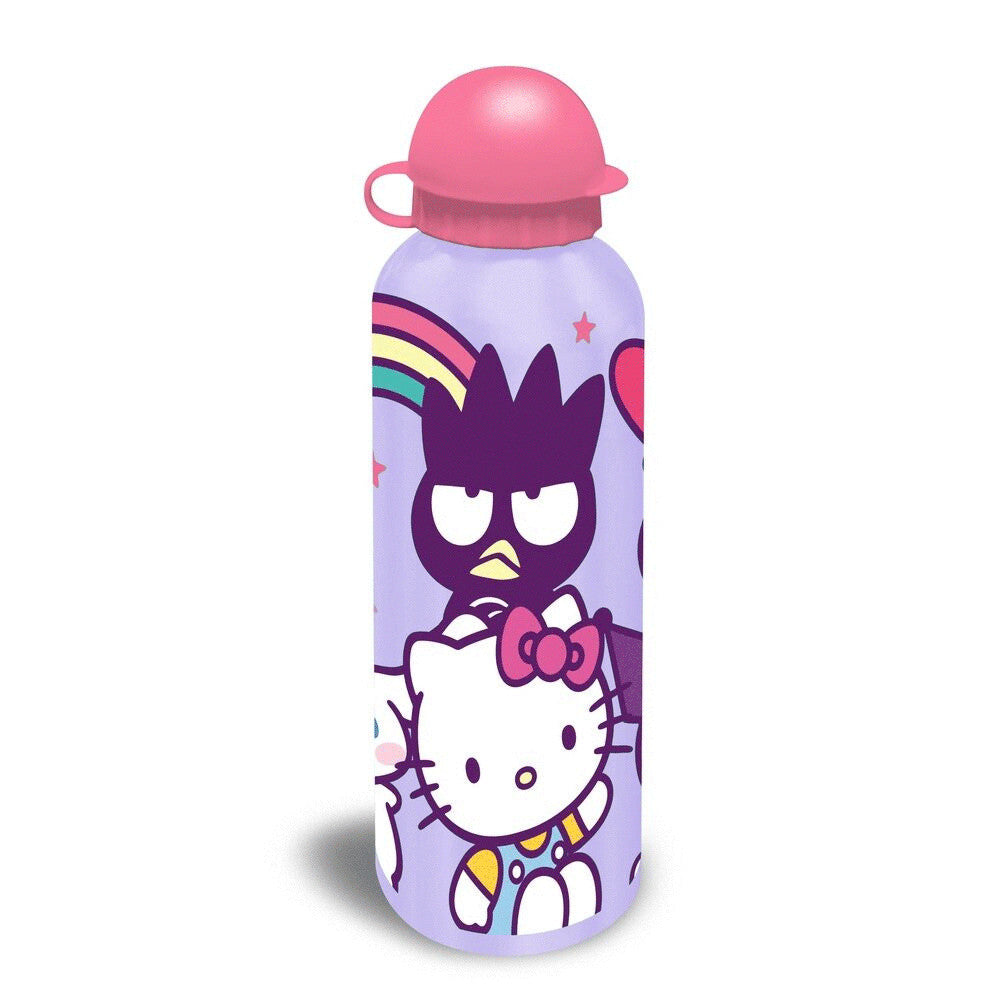 Hello Kitty Friends Aluminium-Trinkflasche mit Trinkverschluss für Kinder – 500 ml