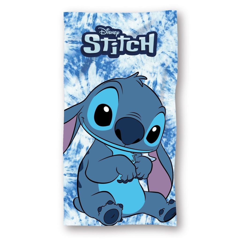 Disney Lilo and Stitch Little Blue, (Fast Dry) Polyester Kids' Beach Towel – 70 x 140 cm