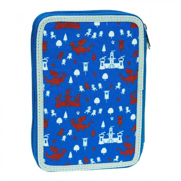 Paw Patrol Knights Double-Decker Pencil Case for Kids – 13 x 20 x 7 cm