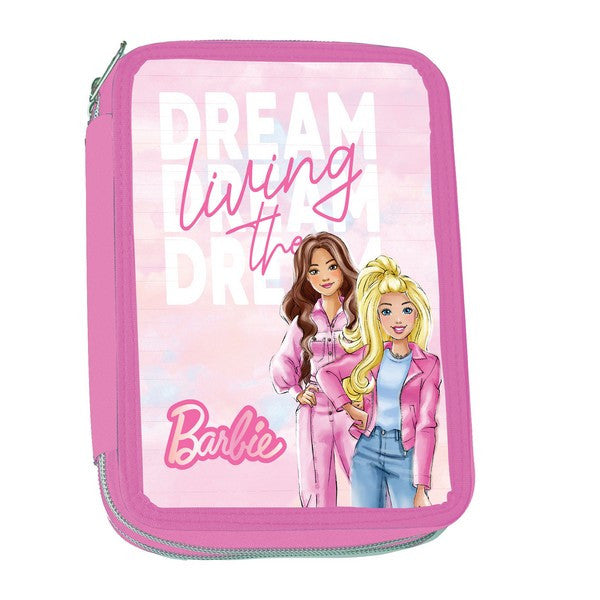 Barbie Living the Dream 2-Storey Pencil Case for Children - 13 x 20 x 7 cm