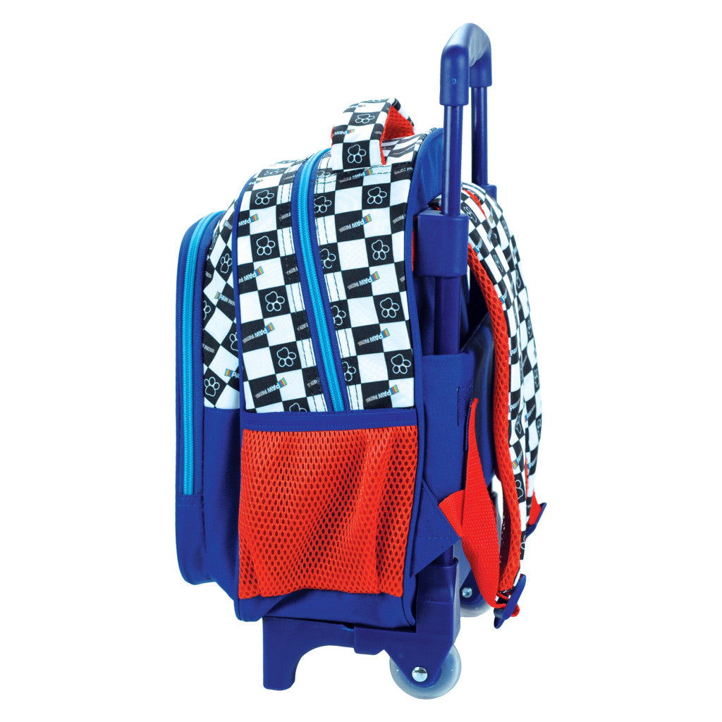 Paw Patrol Chase Racing Rollender Kindergartenrucksack für Kinder – 30 x 25 x 15 cm