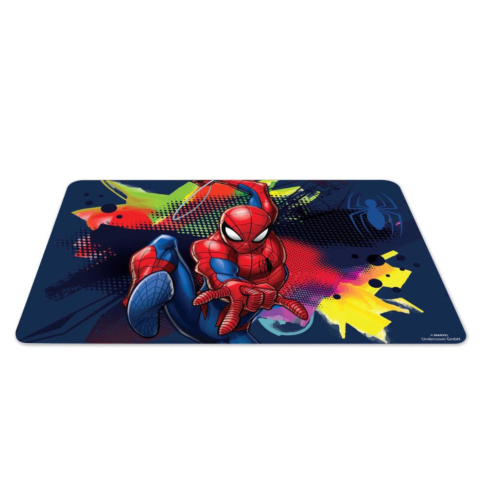Spiderman Splotch Tischunterlage für Kinder – 43 × 28 cm, Kunststoff