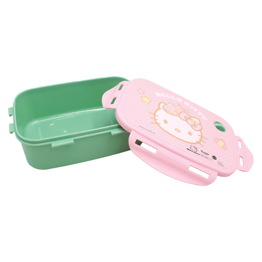 Boîte à lunch Hello Kitty Cupcake adaptée au micro-ondes pour enfants – 18 × 13 × 7 cm