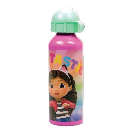 Gabby's Dollhouse Color Fade Aluminium-Trinkflasche mit Trinkverschluss für Kinder – 520 ml