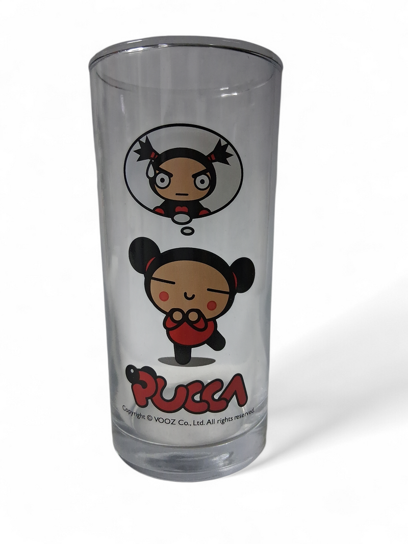 Pucca Trinkglas „Funny Love“ – 280ml Glas – Hochwertiges Kinder- & Sammlerglas – Sonderverkauf Restposten