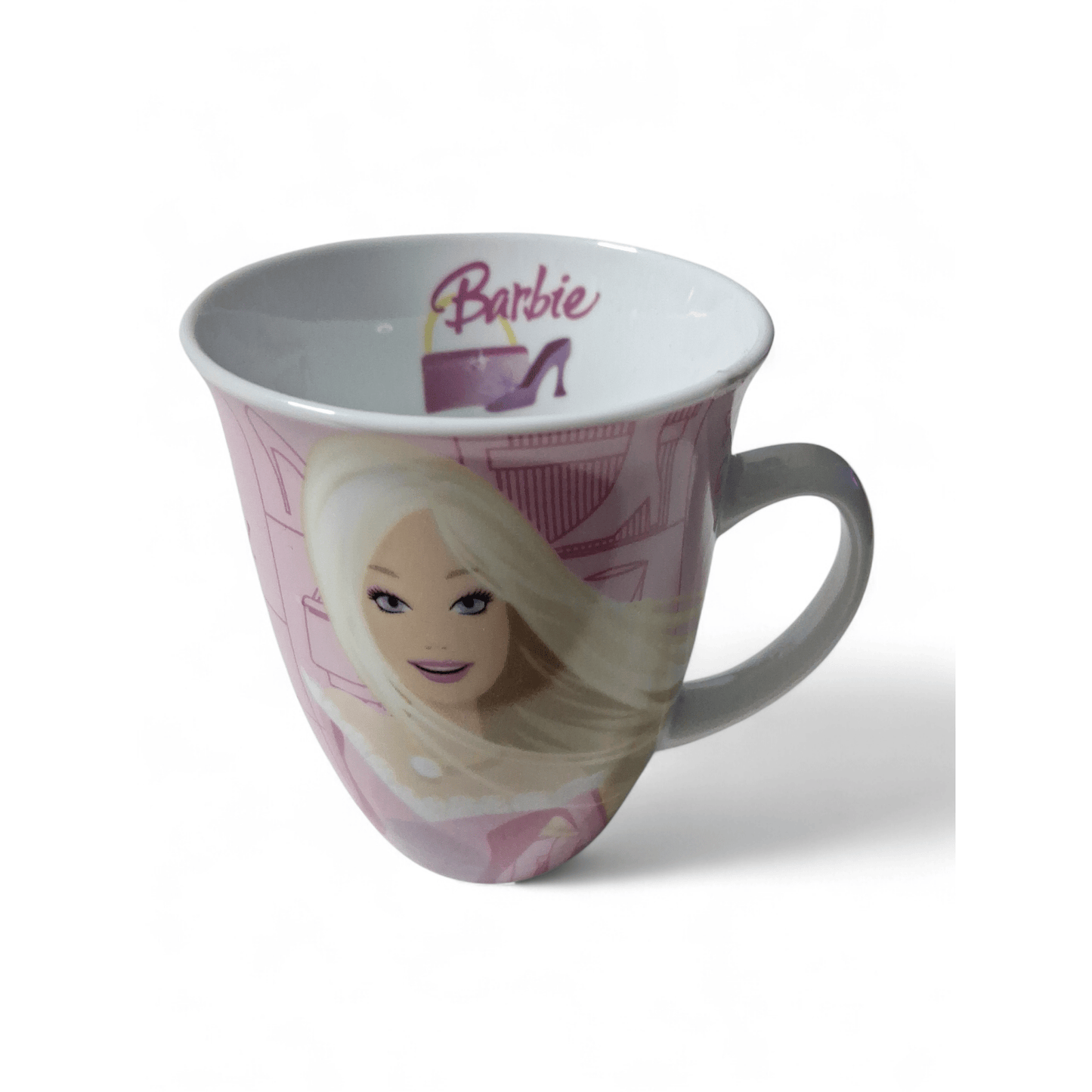 Barbie Porzellantasse – Fashion & Style Edition – Hochwertiger Kaffeebecher / Teetasse in Rosa – Sonderverkauf Restposten