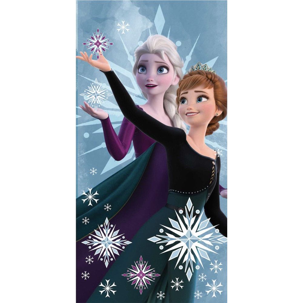 Disney Eiskönigin Snowflake Badetuch für Kinder aus Baumwolle – 70 × 140 cm