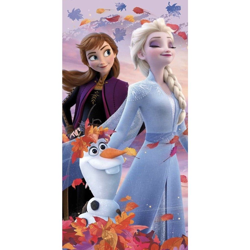 Disney Eiskönigin Nature Spell Badetuch für Kinder aus Baumwolle – 70 × 140 cm